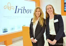 Lisa de Klerk, Research and Development, and Corina Imanse, Account Manager, of Iribov. Both ladies were at the fair to promote the services Iribov provides. From virus testing to tissue culture and nowadays also automated transplanting of tissue culture.